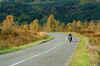 Open road in Autumn, Trossachs region, Scotland