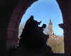 Glasgow University tower from the Kelvingrove Art Gallery