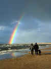 Rainbow at Barassie Beach, Troon, Ayrshire